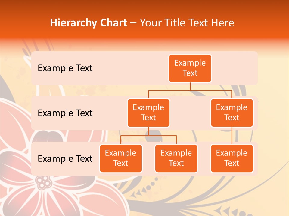 A Yellow And Red Flower Powerpoint Presentation PowerPoint Template