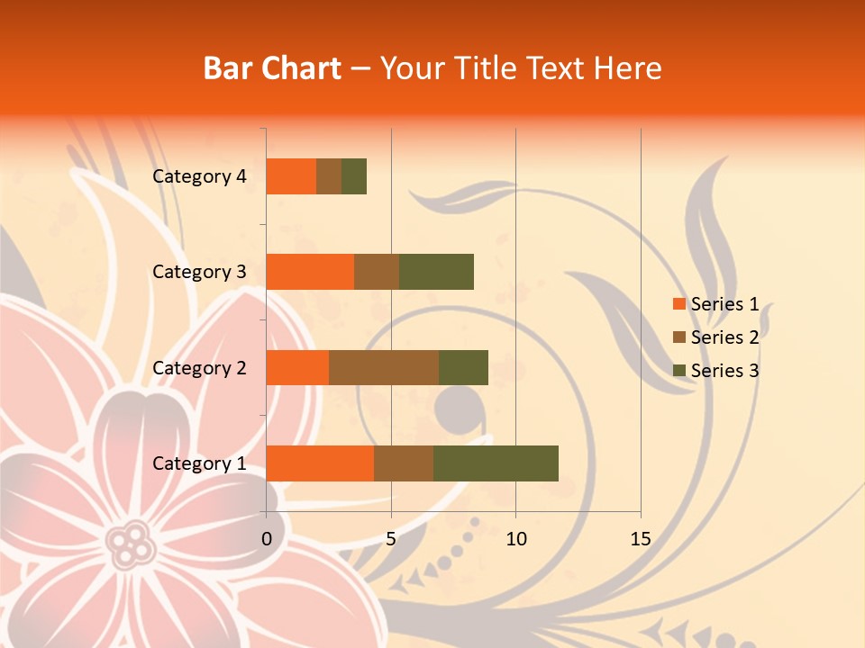 A Yellow And Red Flower Powerpoint Presentation PowerPoint Template
