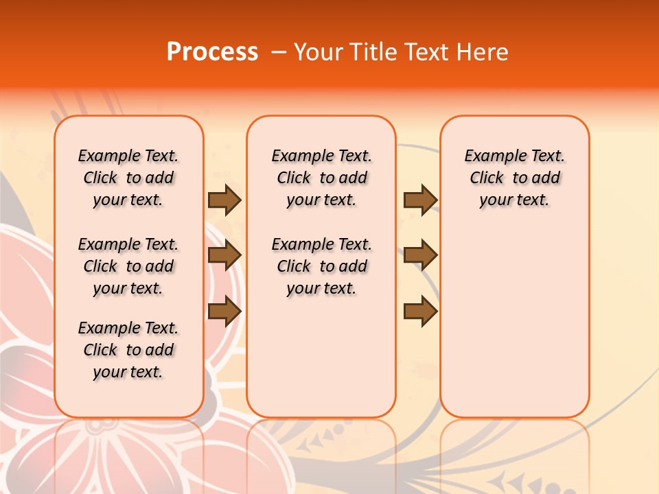 A Yellow And Red Flower Powerpoint Presentation PowerPoint Template