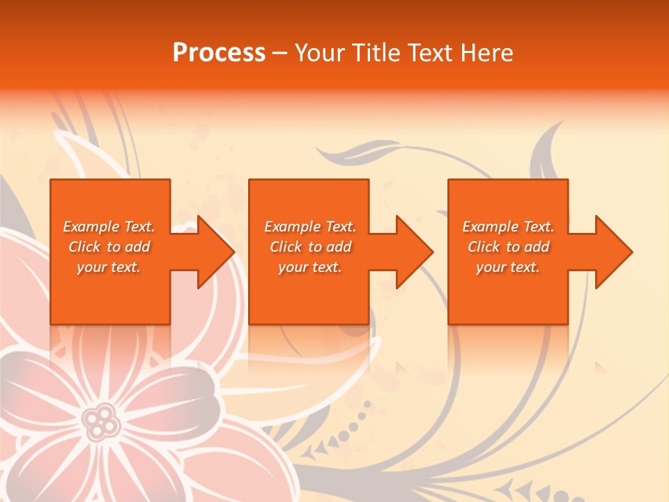 A Yellow And Red Flower Powerpoint Presentation PowerPoint Template