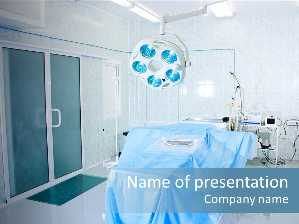 Modern Hospital Assistance PowerPoint Template