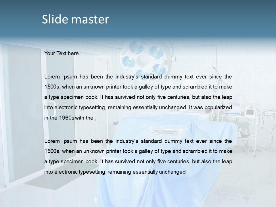 Modern Hospital Assistance PowerPoint Template