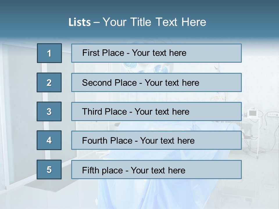 Modern Hospital Assistance PowerPoint Template