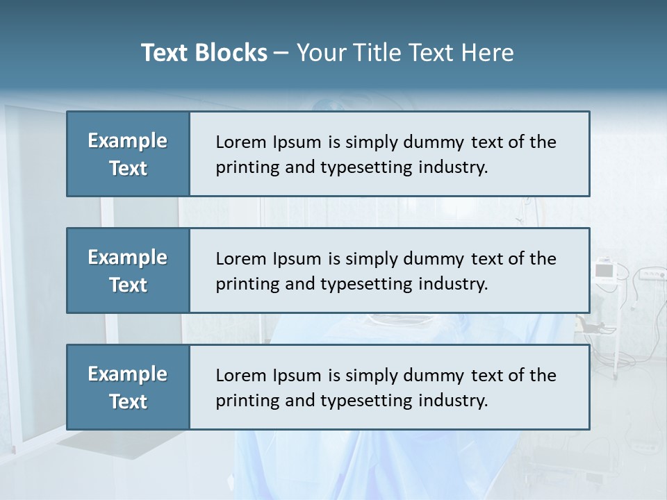 Modern Hospital Assistance PowerPoint Template