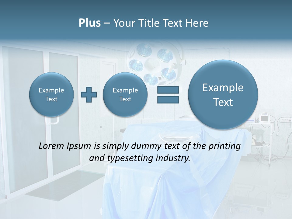 Modern Hospital Assistance PowerPoint Template