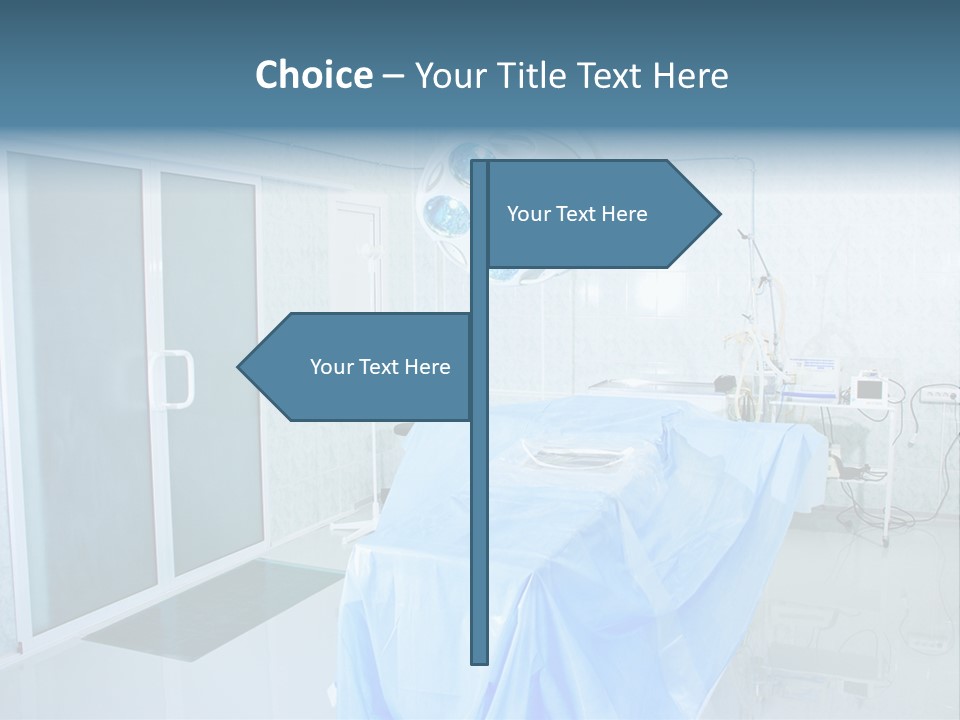 Modern Hospital Assistance PowerPoint Template