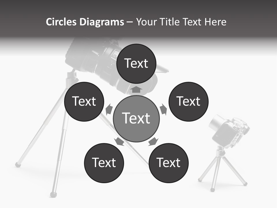 Holding Schoolkid Back PowerPoint Template