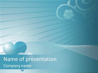 Love Girlfriend Shape PowerPoint Template