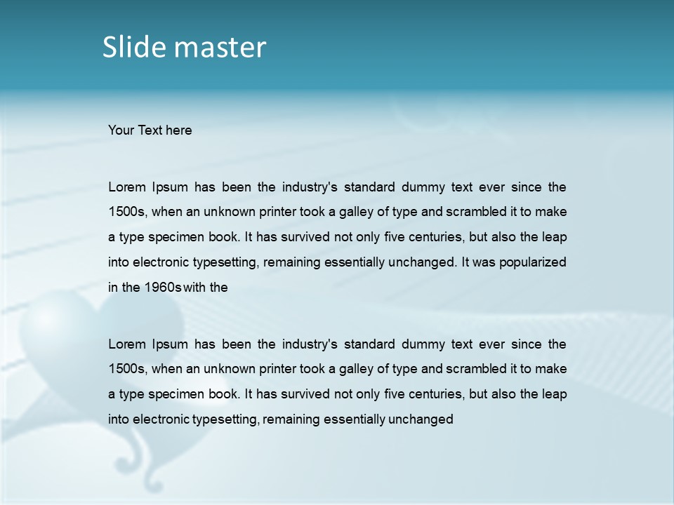 Love Girlfriend Shape PowerPoint Template