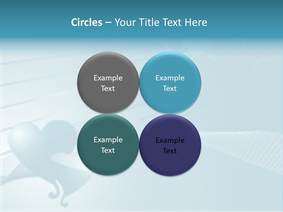 Love Girlfriend Shape PowerPoint Template