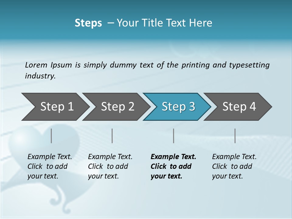 Love Girlfriend Shape PowerPoint Template