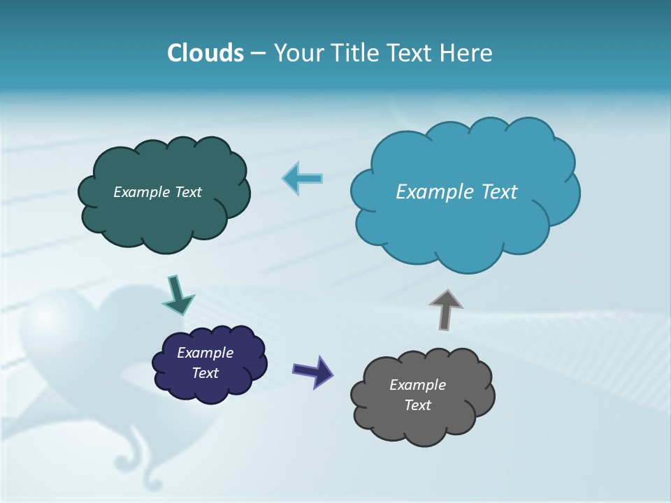 Love Girlfriend Shape PowerPoint Template