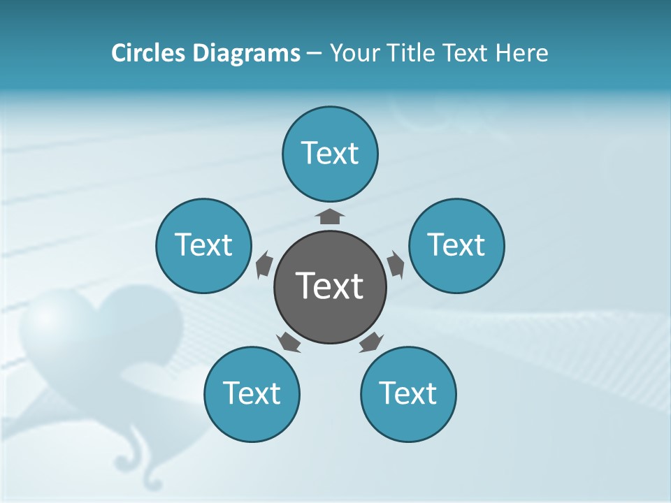 Love Girlfriend Shape PowerPoint Template