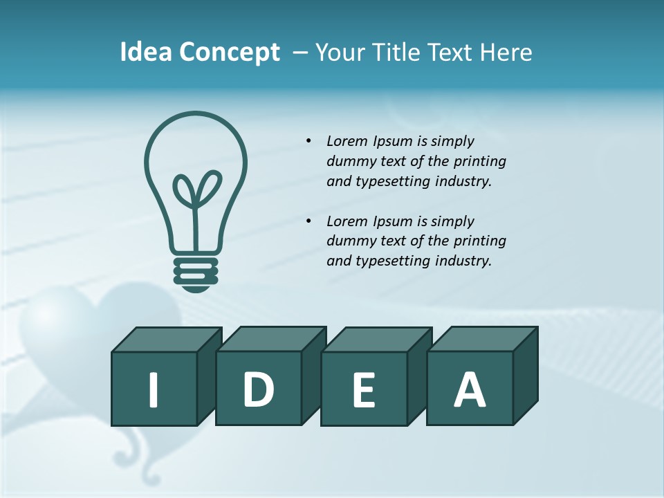 Love Girlfriend Shape PowerPoint Template