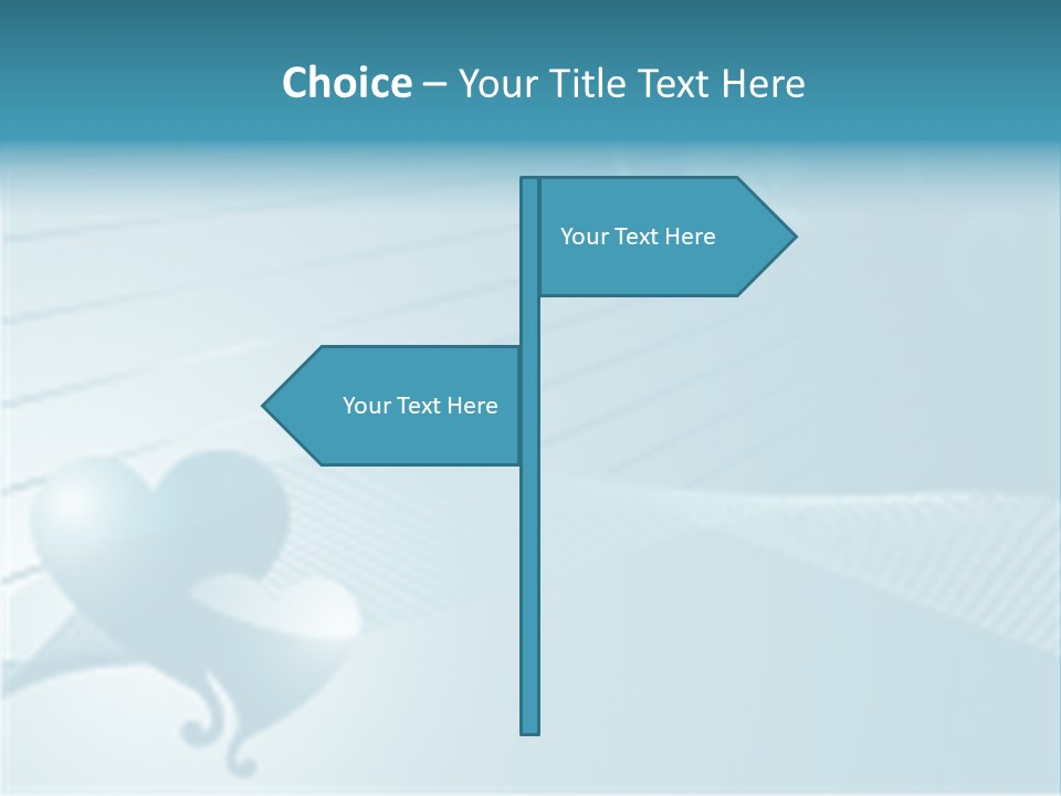 Love Girlfriend Shape PowerPoint Template