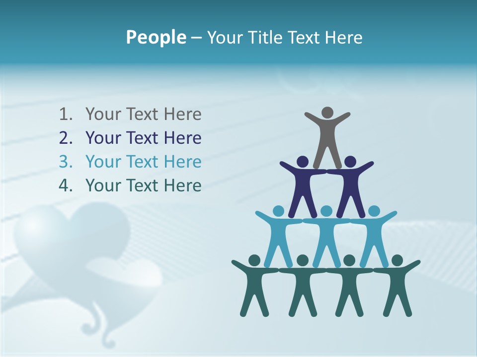 Love Girlfriend Shape PowerPoint Template