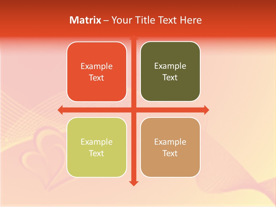 Artwork Flower February PowerPoint Template