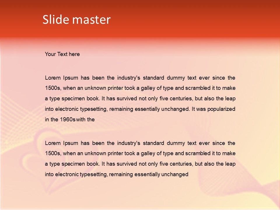 Artwork Flower February PowerPoint Template