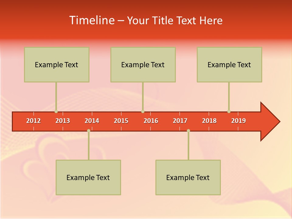 Artwork Flower February PowerPoint Template