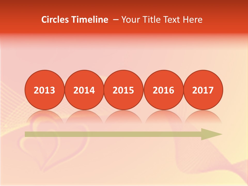 Artwork Flower February PowerPoint Template