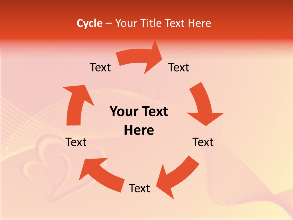 Artwork Flower February PowerPoint Template