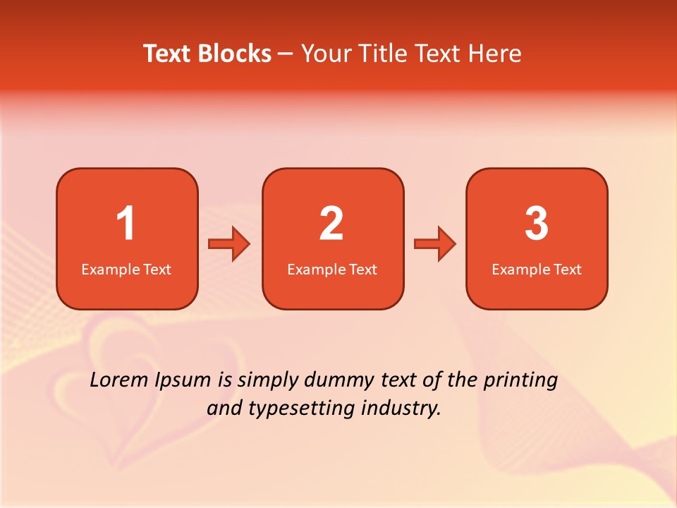 Artwork Flower February PowerPoint Template