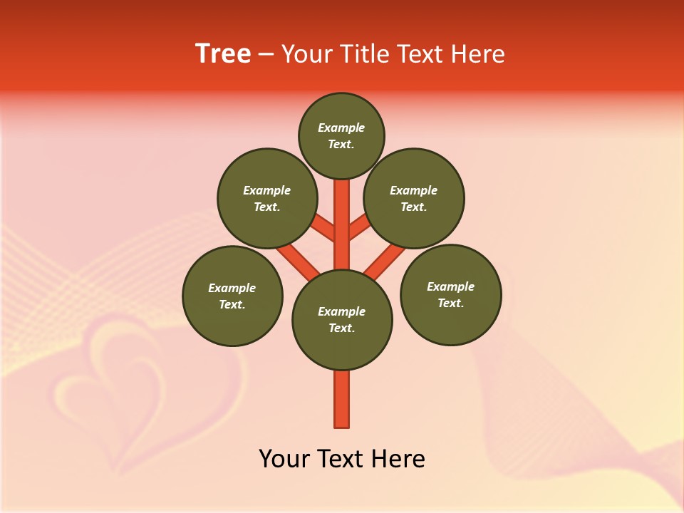 Artwork Flower February PowerPoint Template