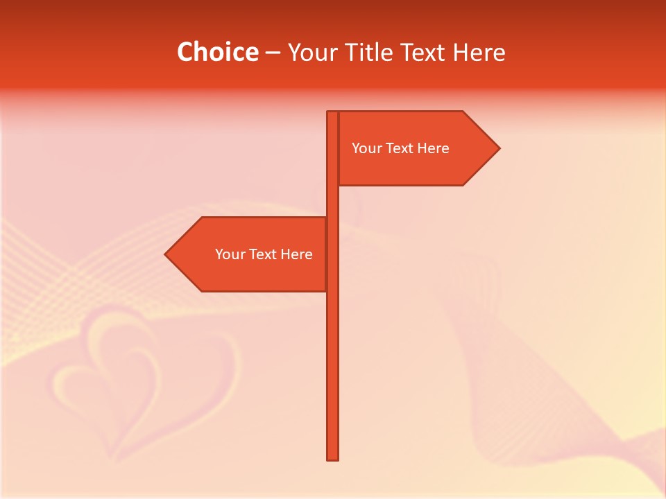 Artwork Flower February PowerPoint Template