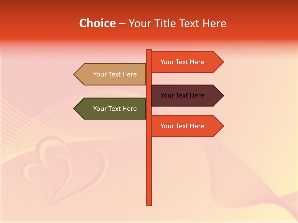 Artwork Flower February PowerPoint Template