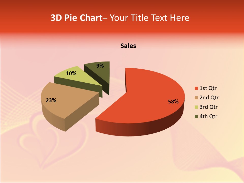 Artwork Flower February PowerPoint Template