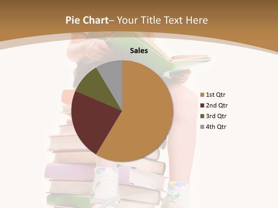 Holding Schoolkid Back PowerPoint Template