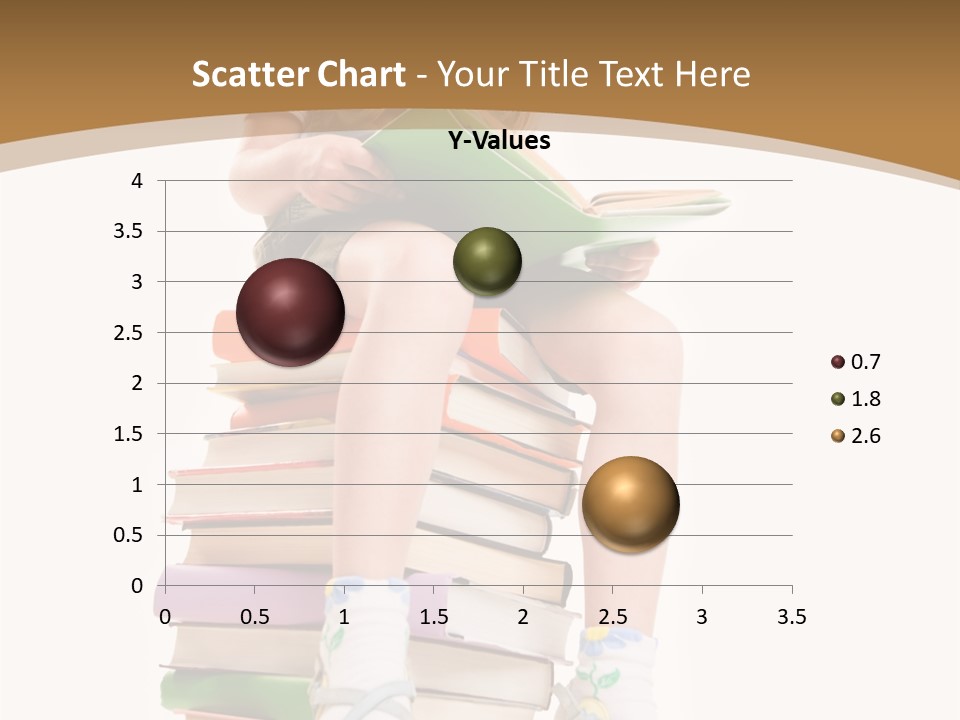 Holding Schoolkid Back PowerPoint Template