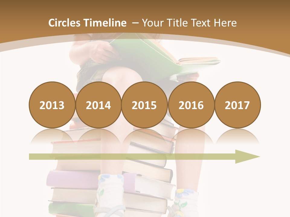 Holding Schoolkid Back PowerPoint Template