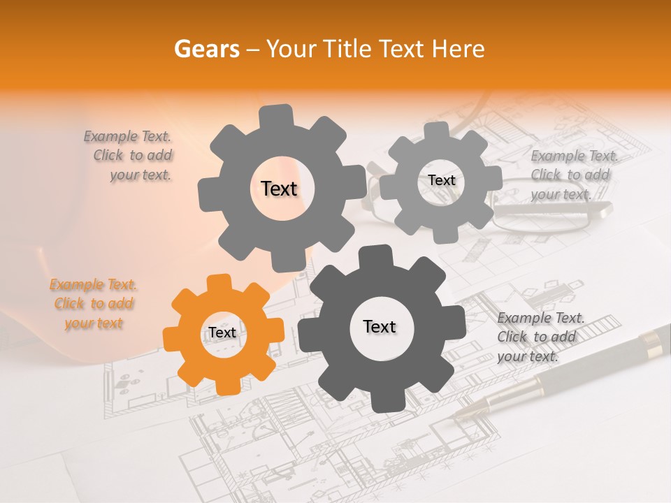 Foreman Link Hand PowerPoint Template