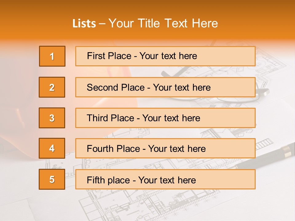 Foreman Link Hand PowerPoint Template