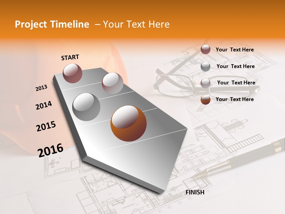 Foreman Link Hand PowerPoint Template