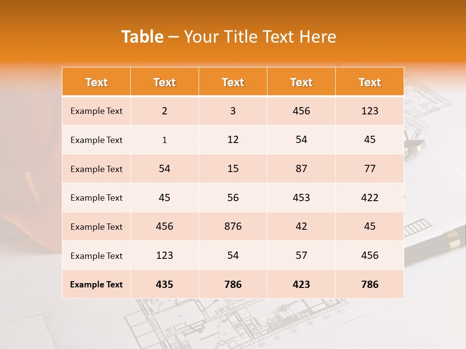 Foreman Link Hand PowerPoint Template