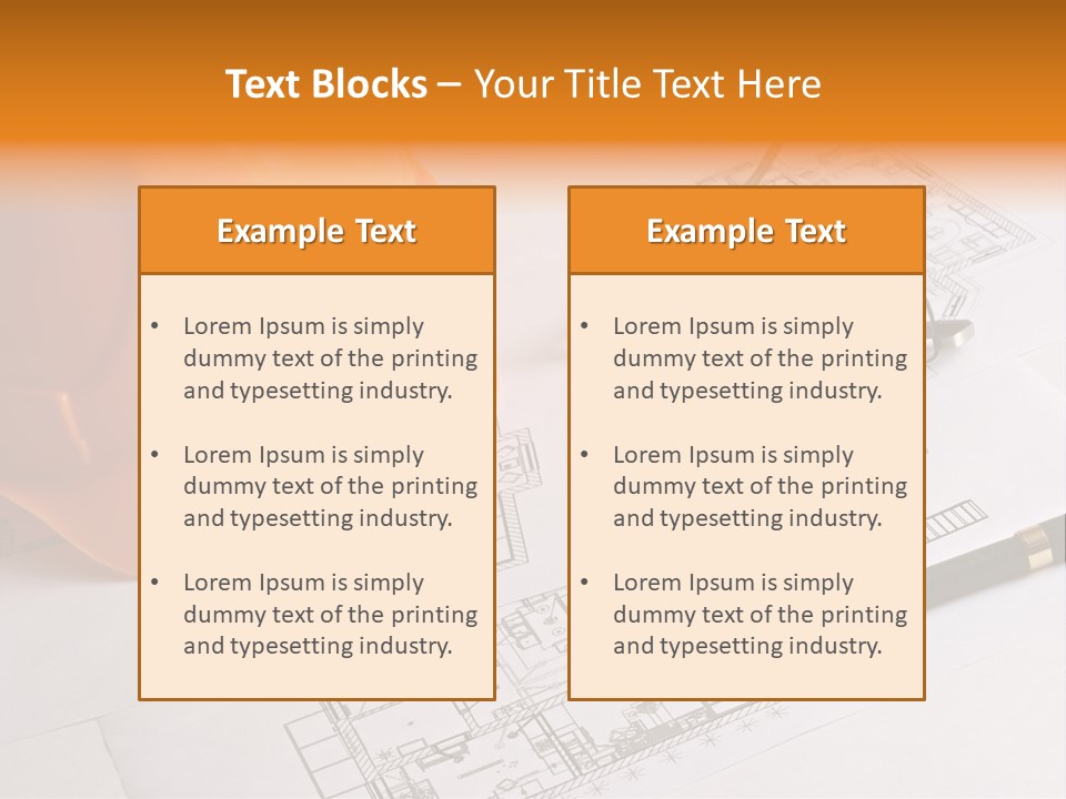 Foreman Link Hand PowerPoint Template