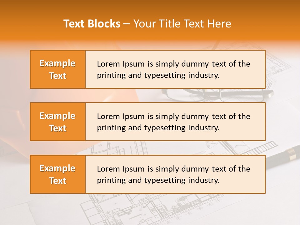 Foreman Link Hand PowerPoint Template