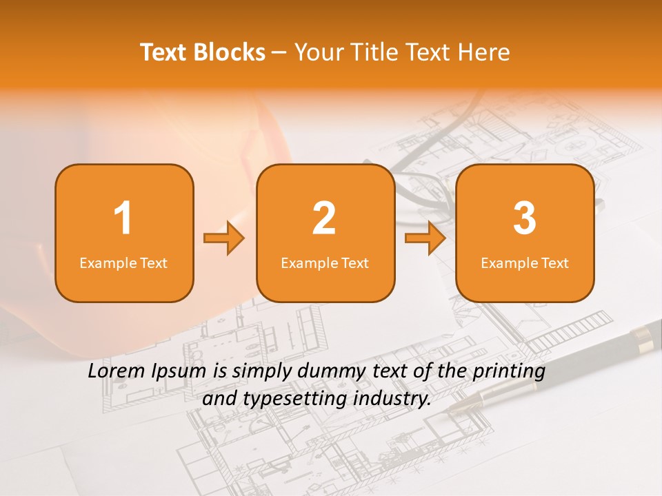 Foreman Link Hand PowerPoint Template