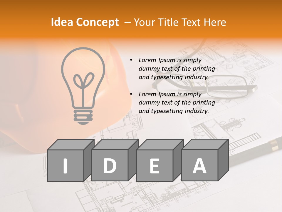 Foreman Link Hand PowerPoint Template