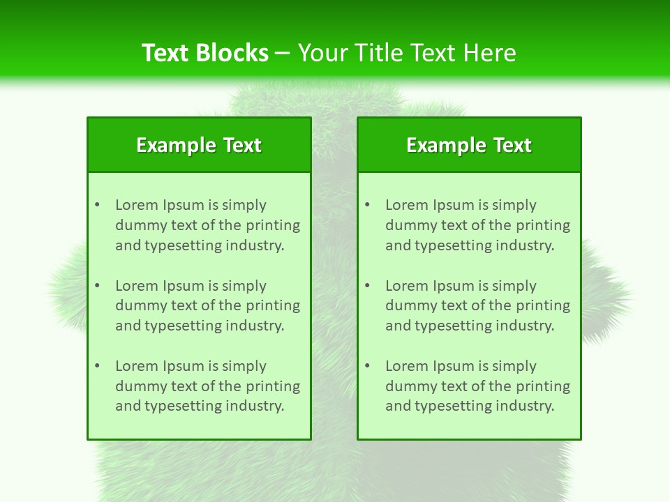 Estate Ecology Energy PowerPoint Template