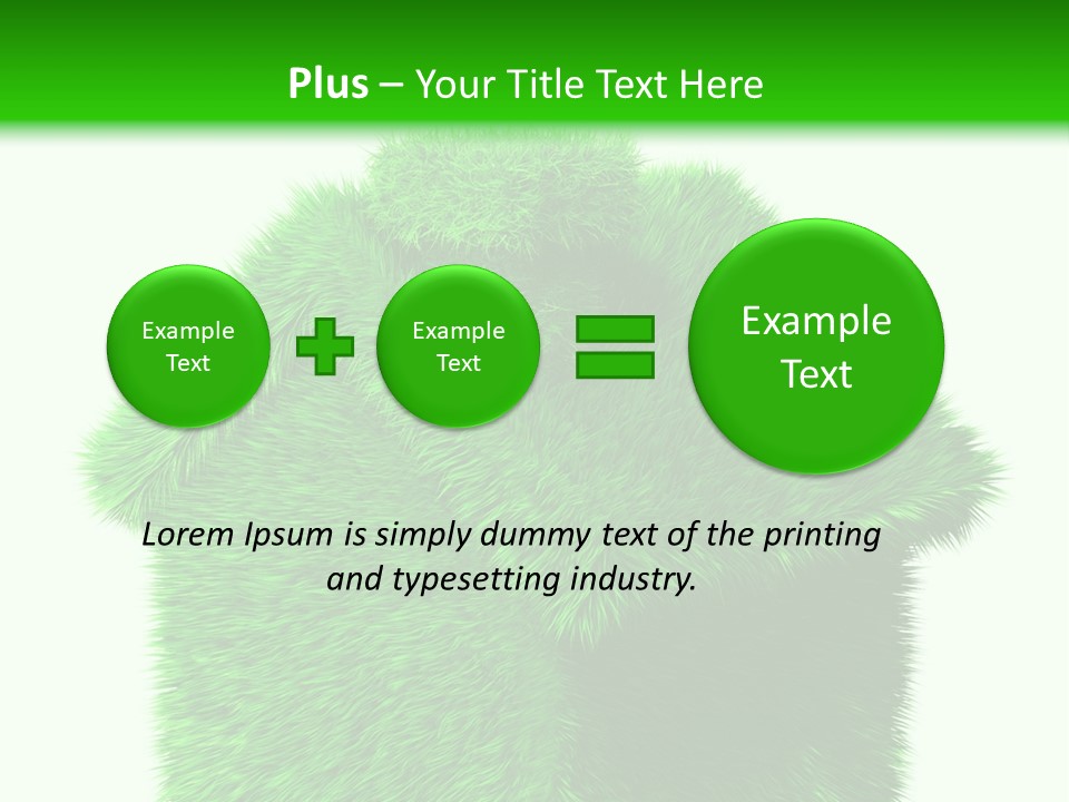 Estate Ecology Energy PowerPoint Template