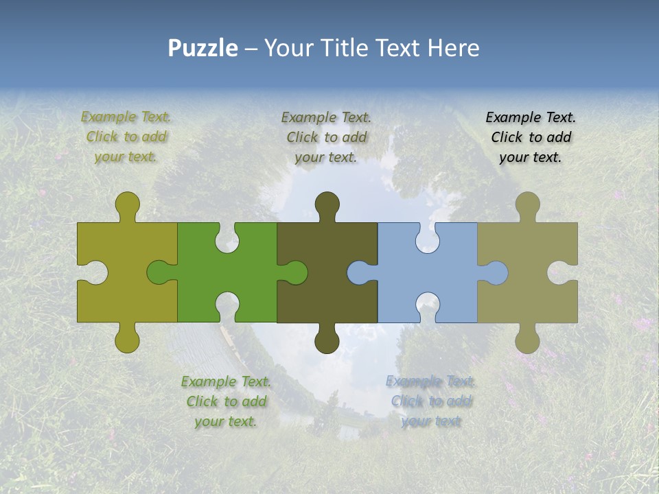 Environmental Aerial Forest PowerPoint Template