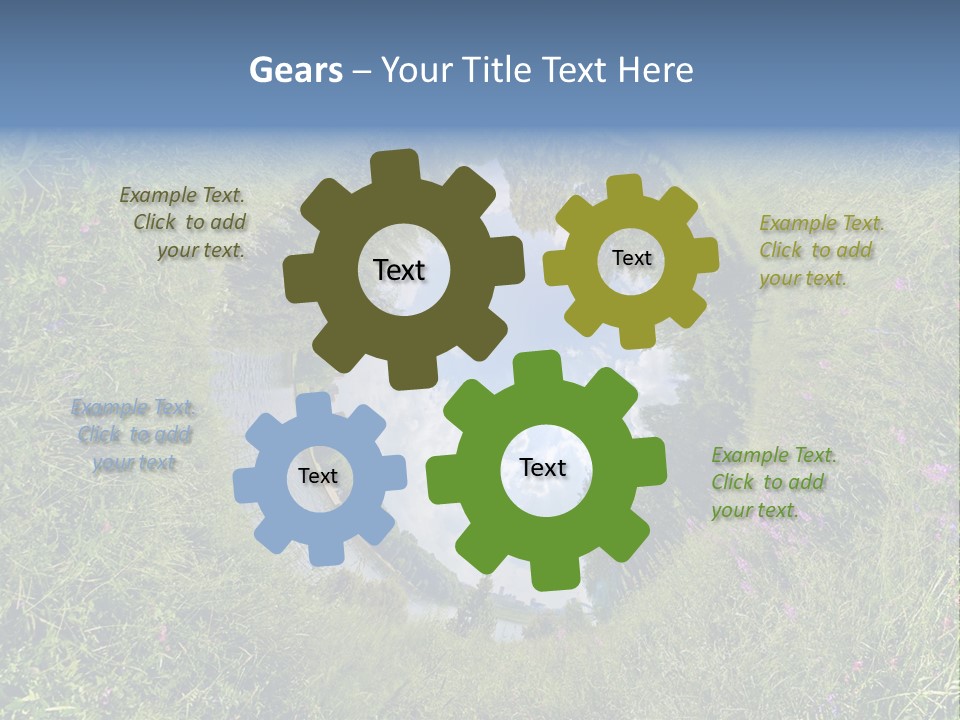 Environmental Aerial Forest PowerPoint Template