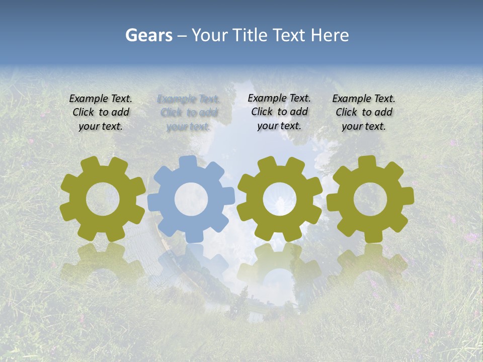 Environmental Aerial Forest PowerPoint Template