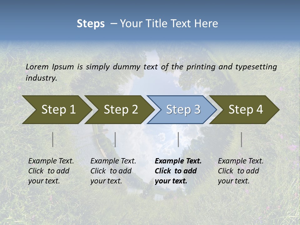 Environmental Aerial Forest PowerPoint Template