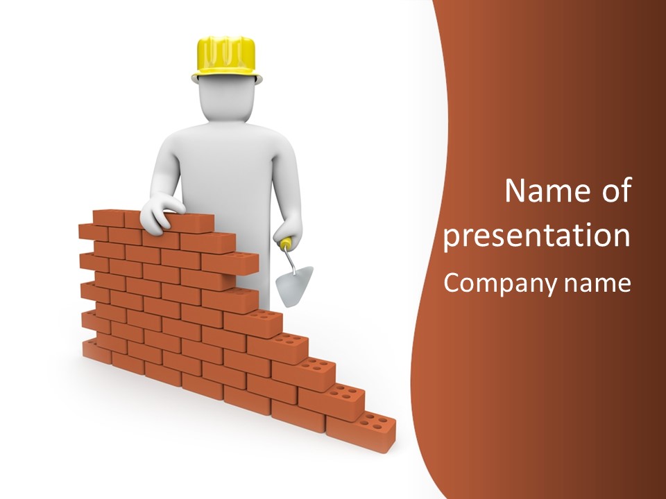 Foreman Link Hand PowerPoint Template