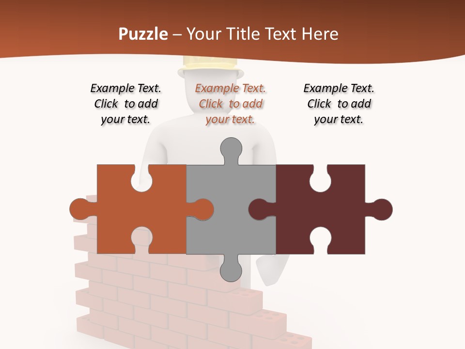 Foreman Link Hand PowerPoint Template