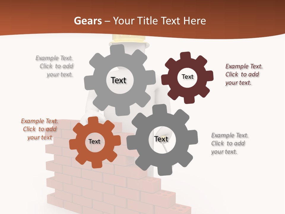 Foreman Link Hand PowerPoint Template